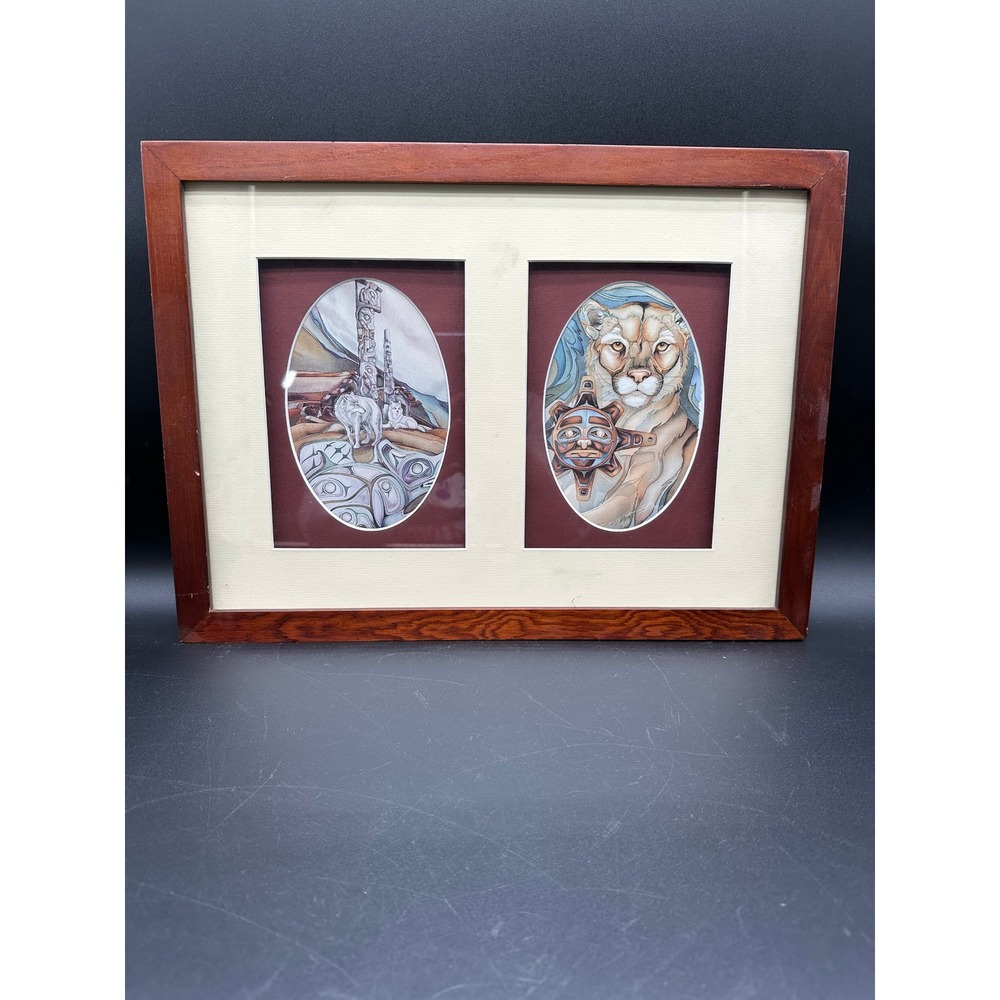 Jody Bergsma "Masks for the Sun" & "Grey‎ Wolf Totem" Prints